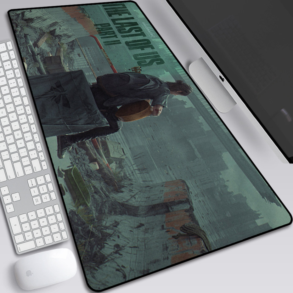 美国末日2鼠标垫超大锁边电竞专业The Last of us滑鼠键盘桌垫