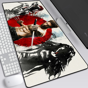 金刚狼鼠标垫X-Men OriginsWolverineX战警前传周边滑鼠键盘桌垫