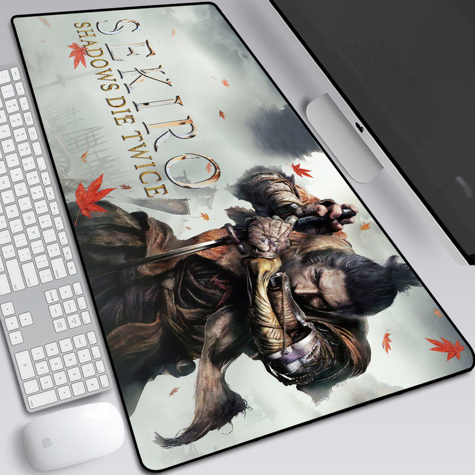 sekiroshadows die twice隻只狼影逝二度鼠标垫超大游戏键盘桌垫