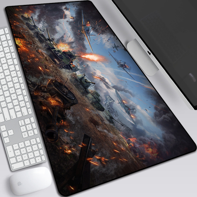 战争雷霆游戏周边超大办公鼠标垫