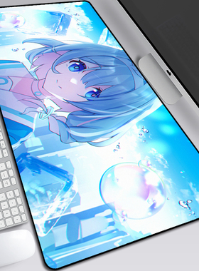 阿洛娜鼠标垫A.R.O.N.A彩奈阿罗娜蓝色小天使老师普拉娜周边桌垫
