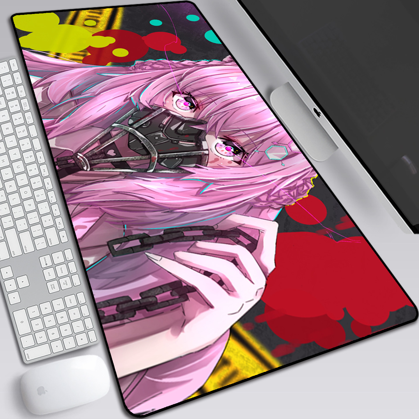 博衣小夜璃鼠标垫Hakui Koyori虚拟主播hololive六期生周边键盘垫