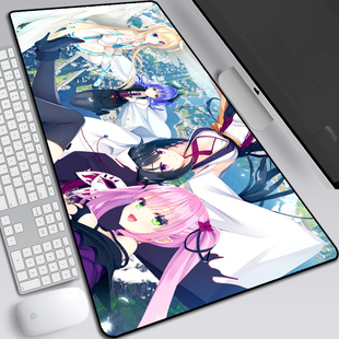 RE-BOOT!天使纷扰鼠标垫天使嚣嚣白雪乃爱谷风天音动漫周边键盘垫