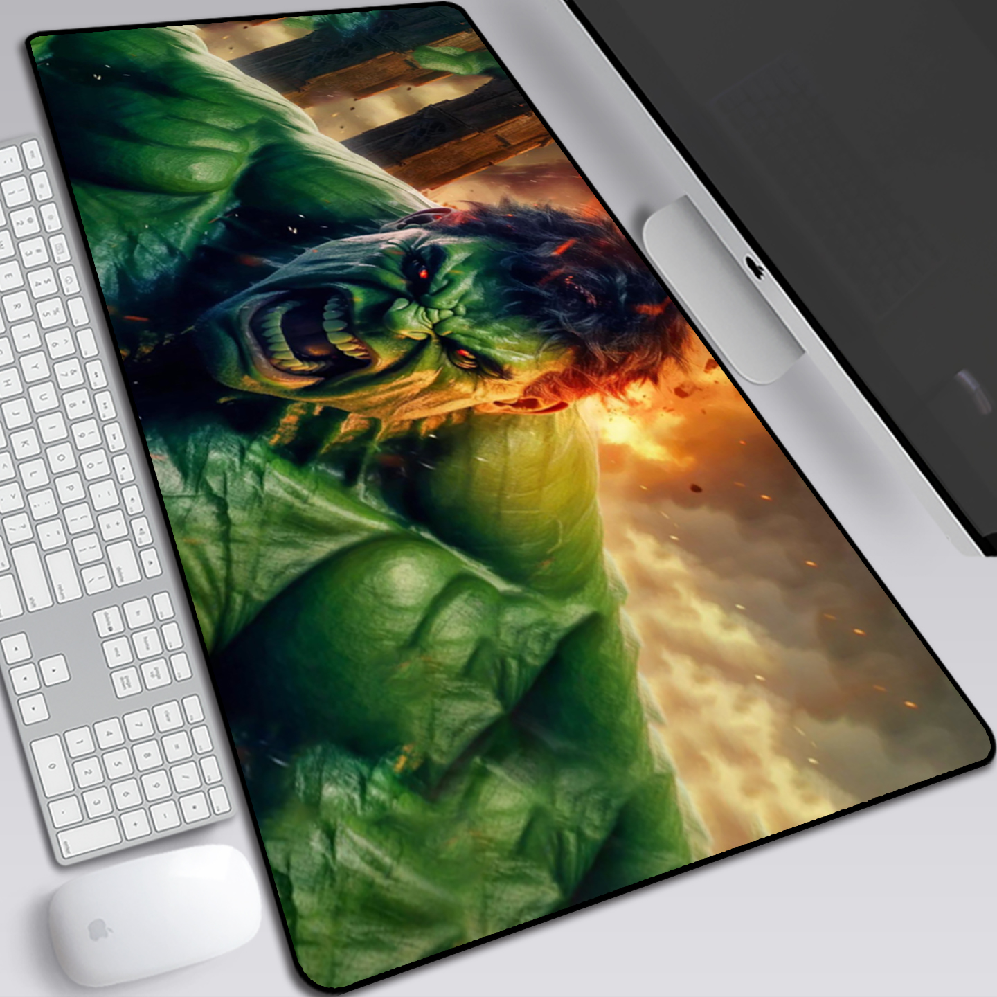 绿巨人浩克漫威超级英雄鼠标桌垫