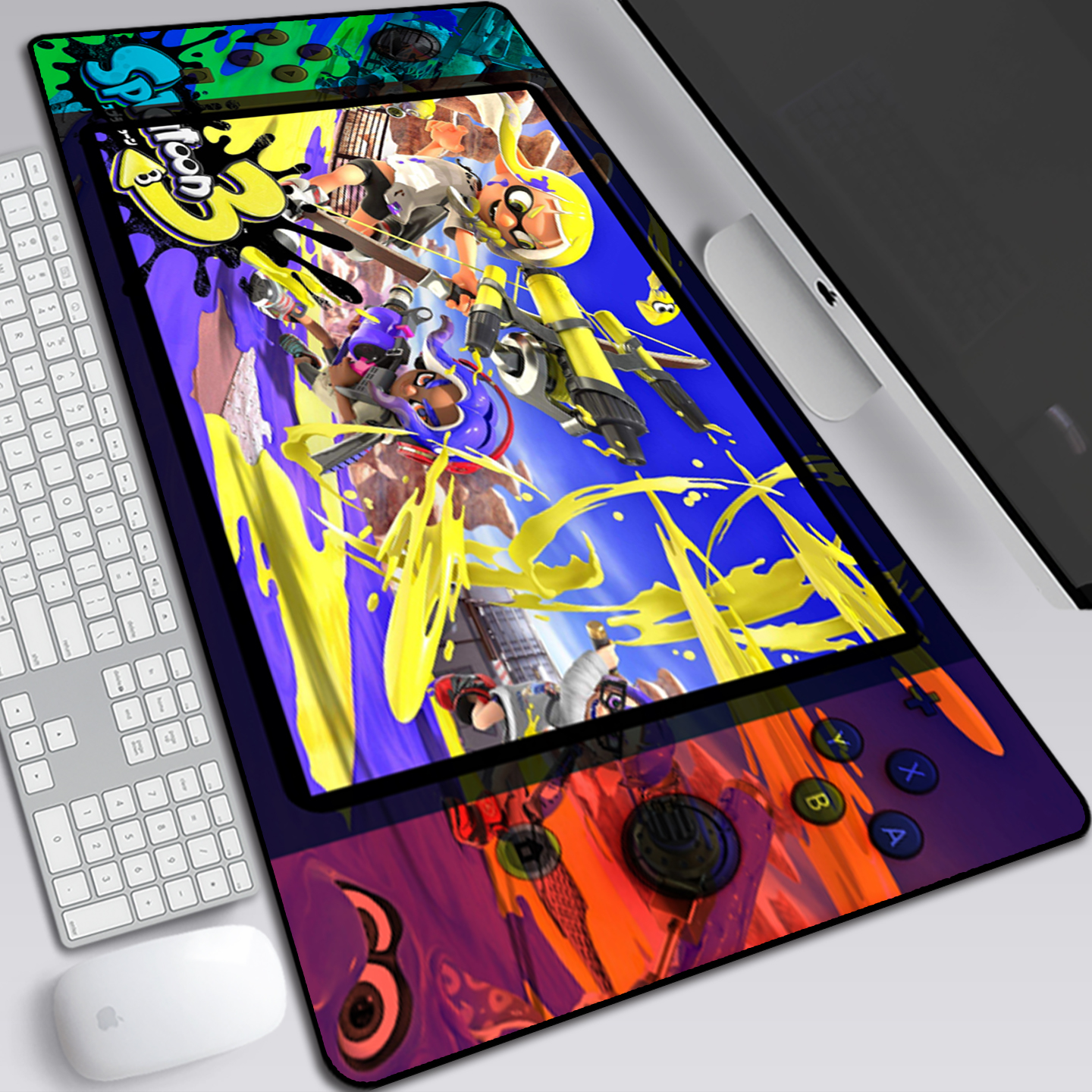 Splatoon喷射战士3周边鼠标桌垫