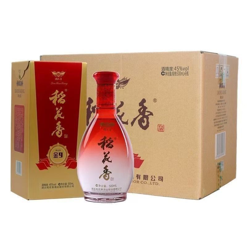 稻花香白酒黄金宴金945度整箱