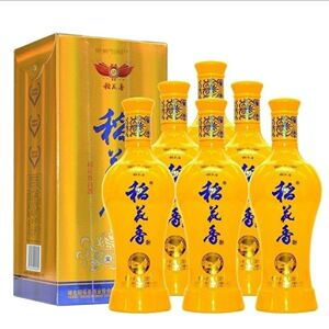 稻花香金品42度浓香型白酒500mlx6瓶整箱礼盒装婚宴礼品酒