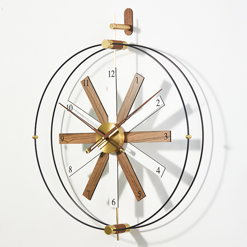 黄铜简约现代客厅大尺寸挂钟钟表