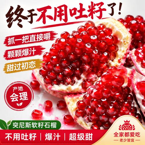 会理突尼斯软籽石榴爆汁甜
