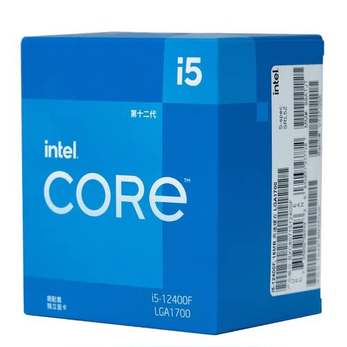 酷睿Intel i512400F2.5G六核独显散片