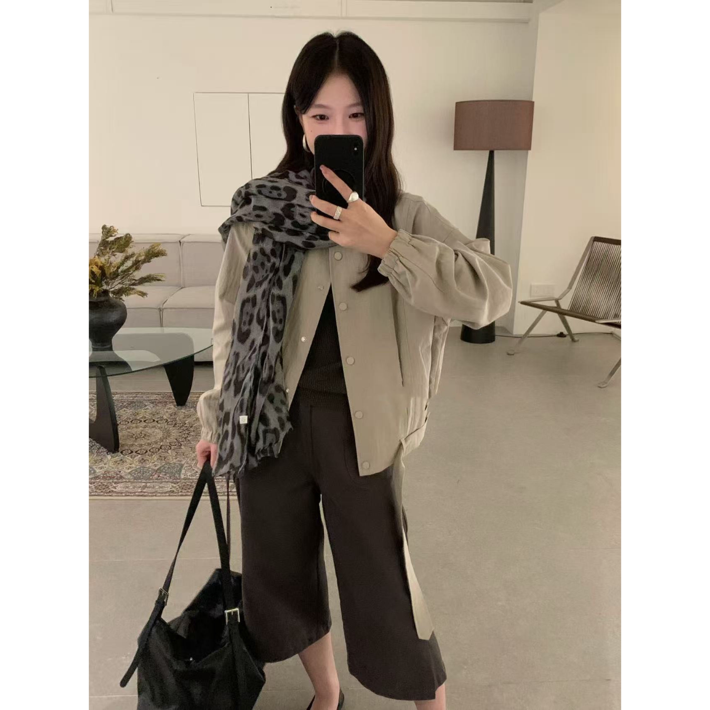 韩国chic复古短款风衣夹克衫外套女韩系轻熟风宽松设计英伦风上衣