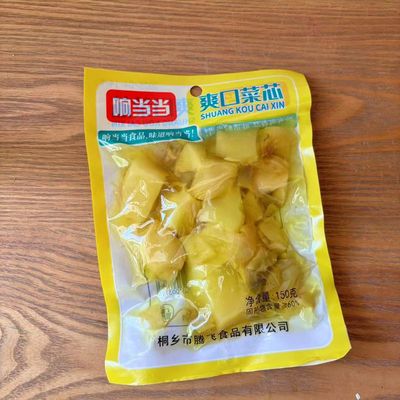 响当当爽口菜芯 酱菜 榨菜芯  桐乡特产150克包