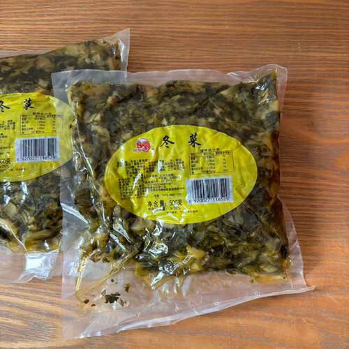 冬菜500g猕猴酱菜榨菜叶芯