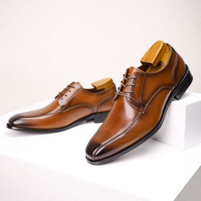 Casual Genuine Leather Business Shoes for Men Formal Shoes