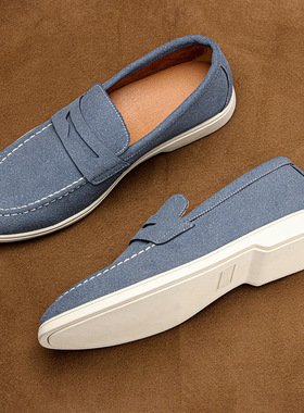 Big Size Men Loafers Casual Slip-On Shoes Soft Sole Moccasin