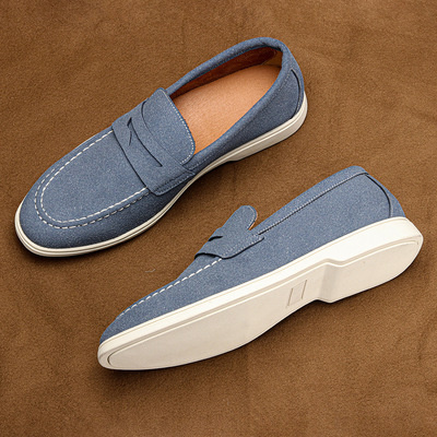 Big Size Men Loafers Casual Slip-On Shoes Soft Sole Moccasin
