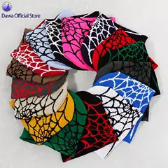 Goth Spider Web Caps Y2K Knitted Warm Hip Hop Unisex Hat