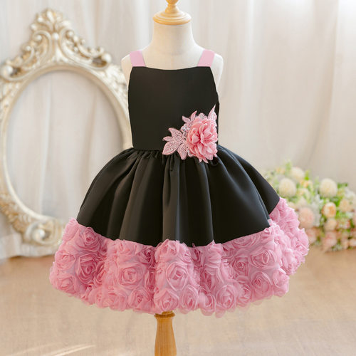 Baby Girls Fluffy Tutu Princess Dress Piano Recital Formal