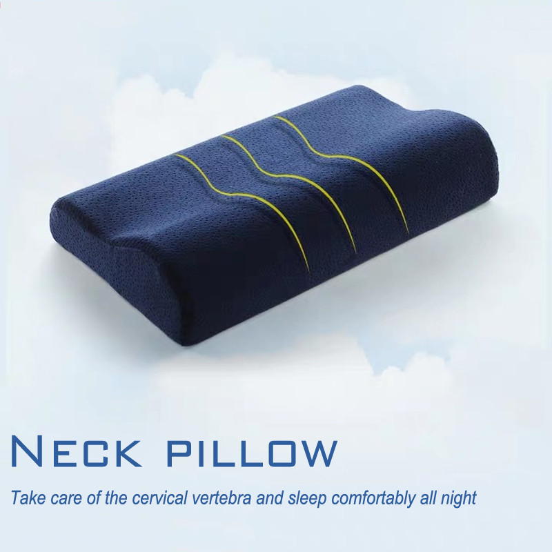 slow rebound memory foam pillow neck bed soft sleep pillows