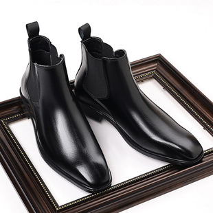 Big Size Men's Chelsea Boots 男士皮靴大码英伦复古切尔西靴