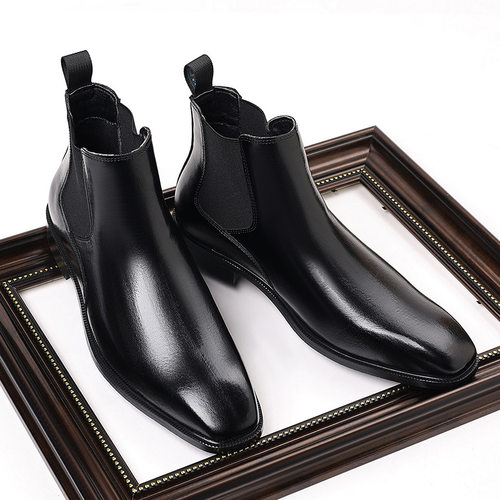 Big Size Men's Chelsea Boots 男士皮靴大码英伦复古切尔西靴