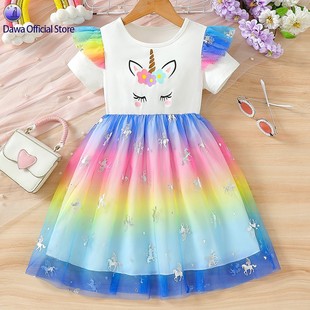 Toddler Girls' Floral Summer Dress Sundress for Beach/Party