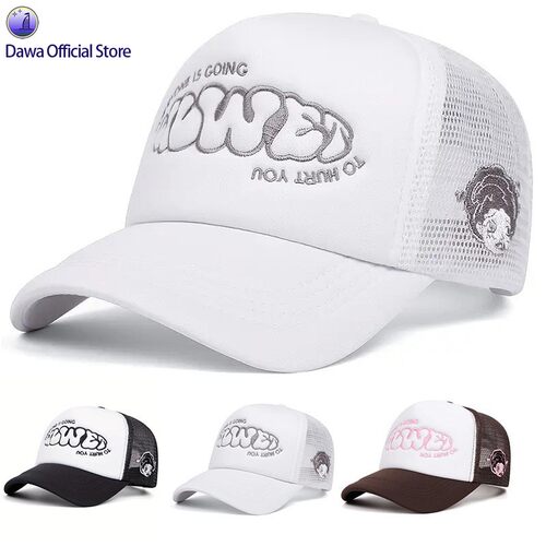 Girl's Summer Baseball Cap Breathable Mesh Trucker Hat 帽子