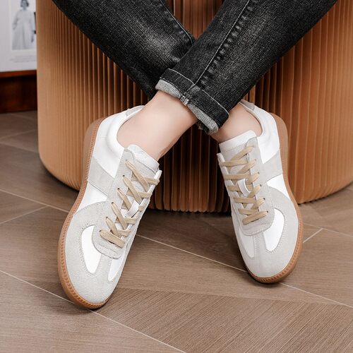 casual shoes for men Sneakers 低帮休闲板鞋复古运动真皮小白鞋