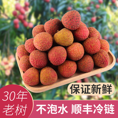 30年老树黑叶荔枝顺丰