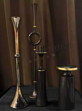 铸造铜艺烛台金属创意复古风