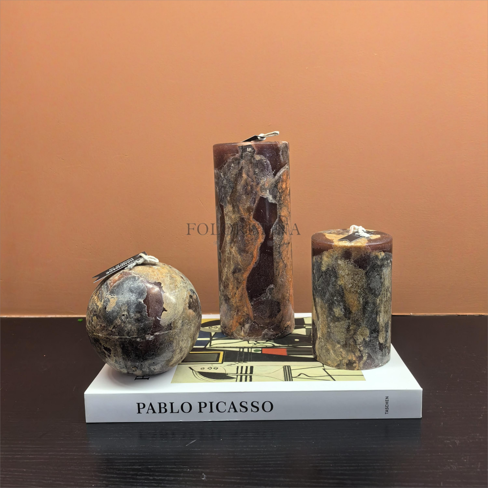 中古风复古风纯手工蜡烛DIY样板间售楼处高端手工蜡烛装饰品摆设