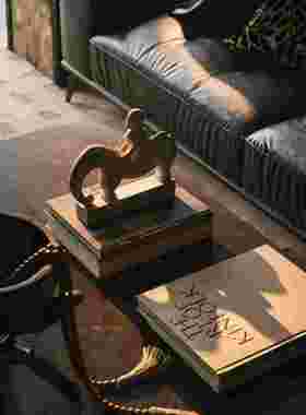 装饰品陈列电视柜吉象摆件新中式