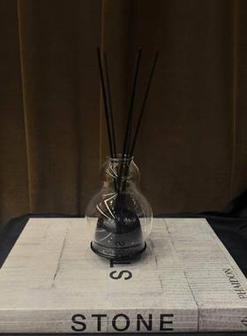 软装样板间小圆盘摆件大理石创意