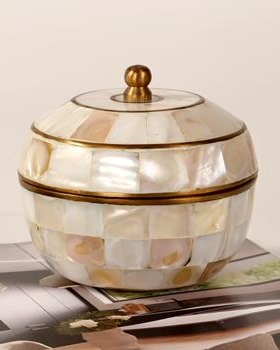 中古风复古风印度进口纯铜贴贝壳高端储物盒样板间高端少众收纳盒