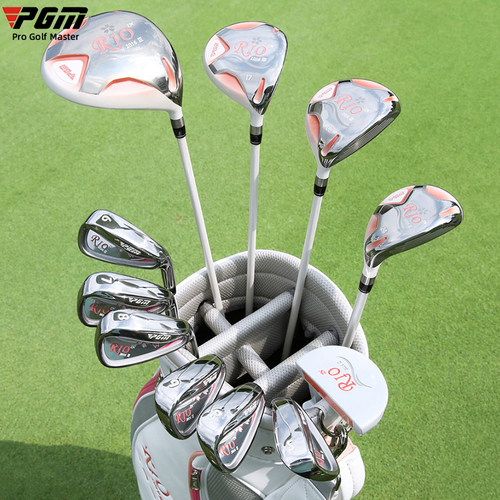PGM高尔夫球杆女士高反弹低重心时尚钛合金1号木全套11支组合套杆