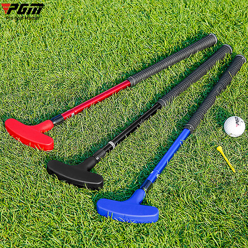PGM高尔夫双面推杆儿童初学者左右手球杆青少年练习杆可调节长度