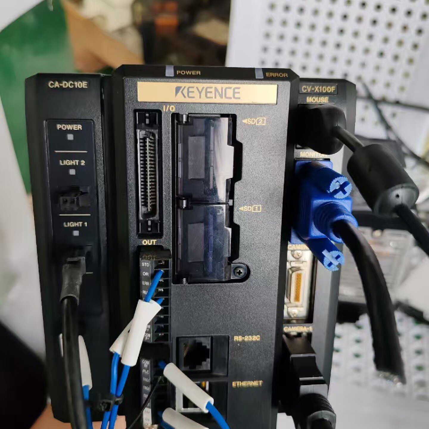 基恩士视觉控制器CV-X100F同款两套议价