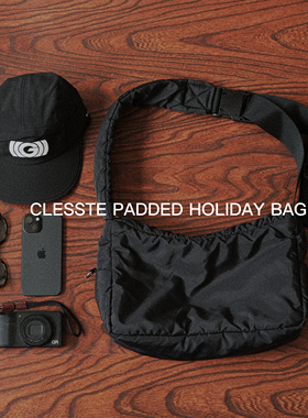 量少 CLESSTE PADDED HOLIDAY BAG充棉尼龙单肩斜挎包面包防泼水