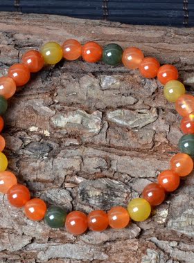 直播天然福禄寿水晶多宝手链