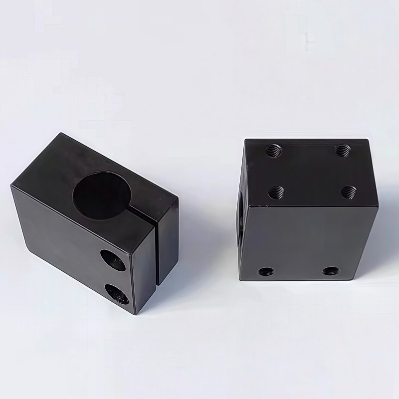 CLHBM 底座用支架支柱固定简易无法兰型导向轴支座铝合金 CLHAM