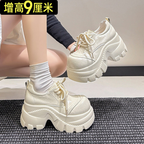 欧货大头超厚底松糕鞋女2026