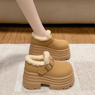 10cm厚底勃肯鞋女2024新款