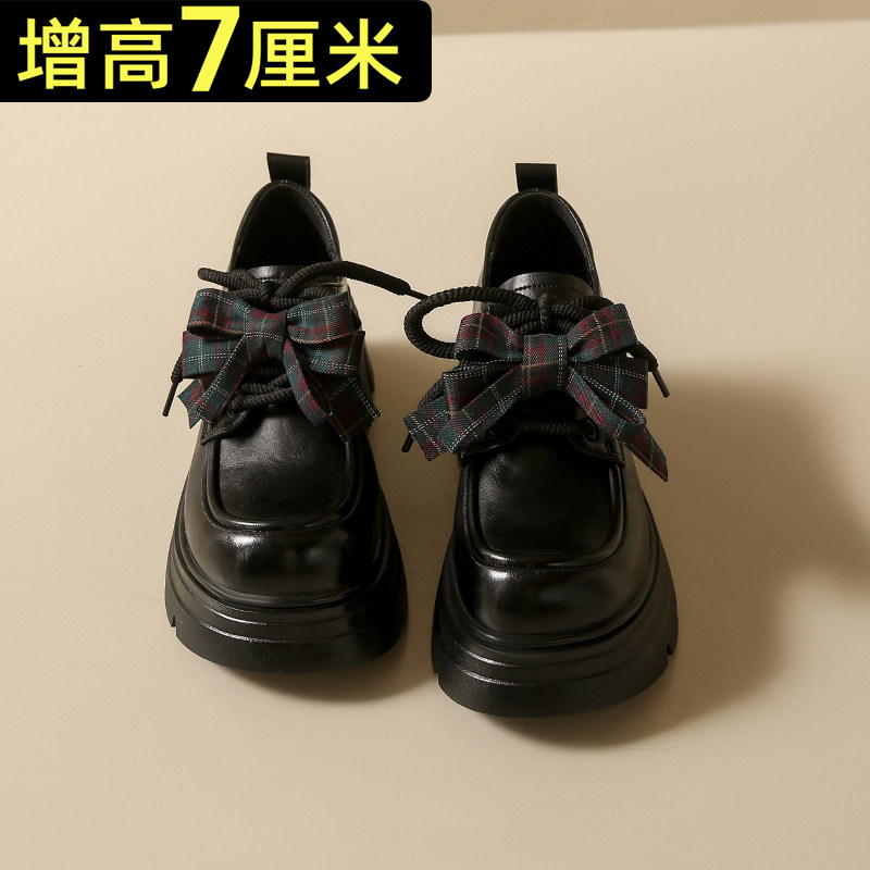 蝴蝶结jk小皮鞋女2026新款春季厚底乐福鞋学院风配裙子玛丽珍单鞋,女鞋,深口单鞋,淘宝优惠券,粉丝福利购,淘宝优惠卷