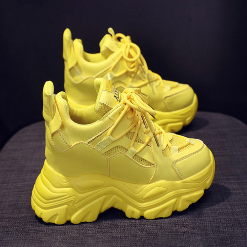 厚底老爹鞋女小个子内增高女鞋