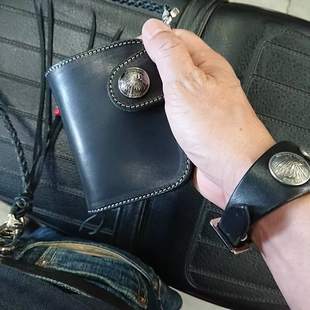 官方代理日本REDMOON红月入门系列HR-01A-MID牛皮休闲短款钱包