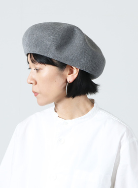 官方代理日本DECHO手工亚麻4-3SD24户外出游休闲男女贝雷帽子