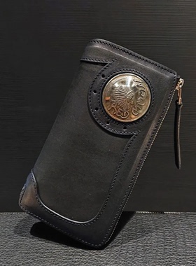 官方代理日本REDMOON红月PR-PALETTE-LCBB牛皮大容量休闲长款钱包