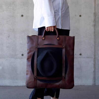 VASCO手染牛皮手提包双肩背包