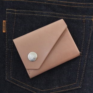 官方代理日本REDMOON手工复古RISE-UP植鞣牛皮驾驶证尺寸简约卡包