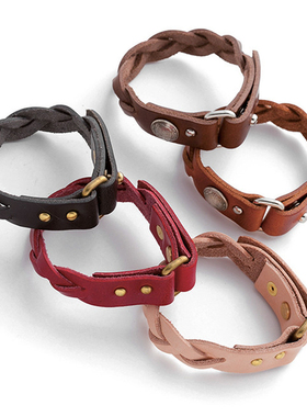 REDMOON情侣手链红月真皮牛皮